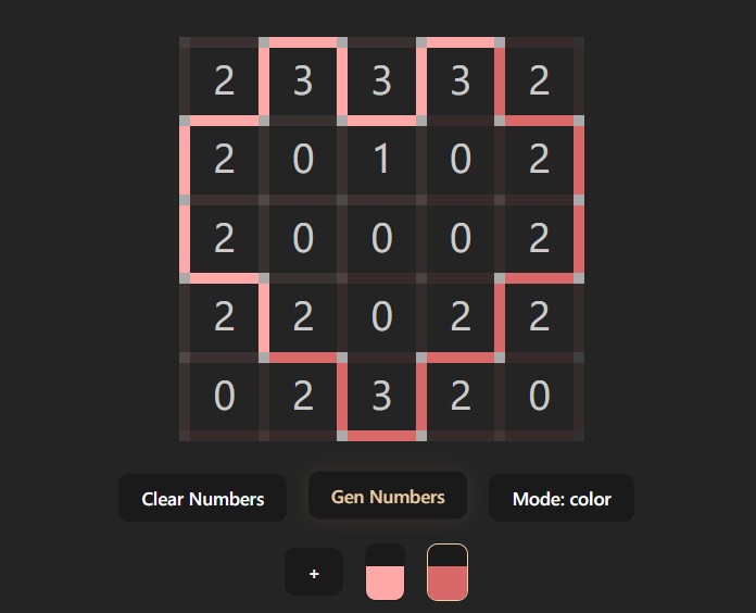 Heart example - Generated numbers